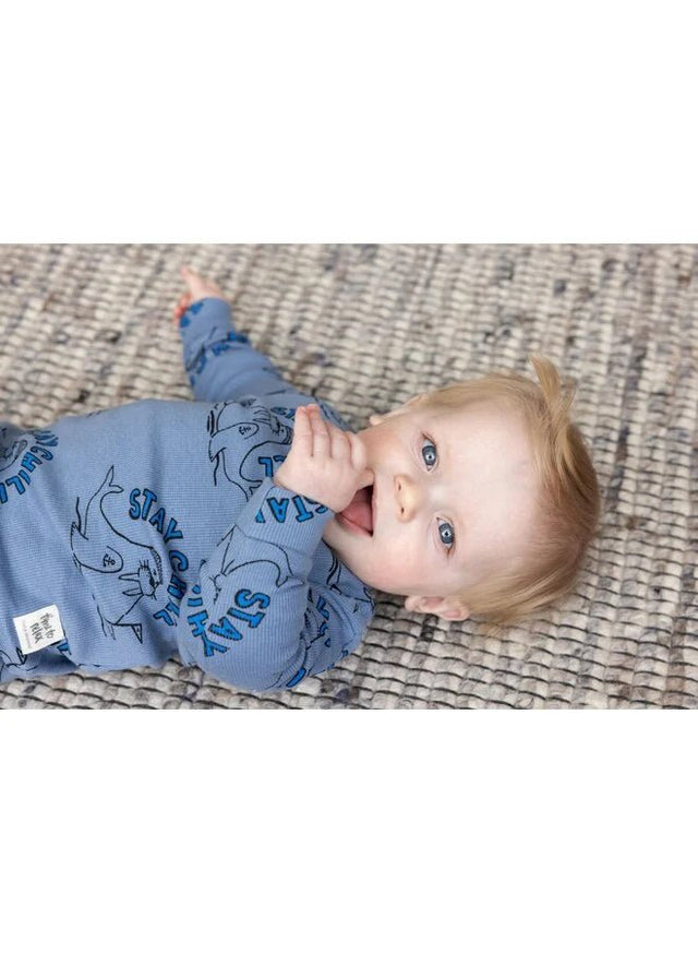 Pyjama Winter Premium | Blauw | Feetje - Feetje - wonder & melon