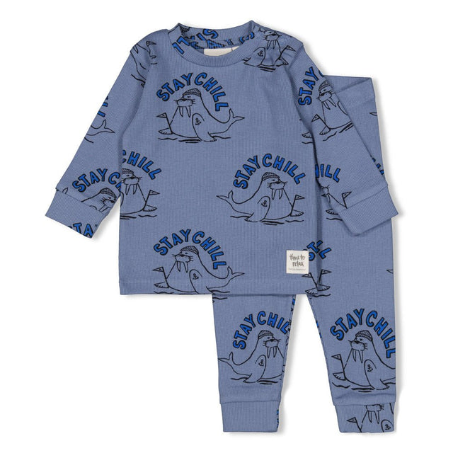 Pyjama Winter Premium | Blauw | Feetje - Feetje - wonder & melon