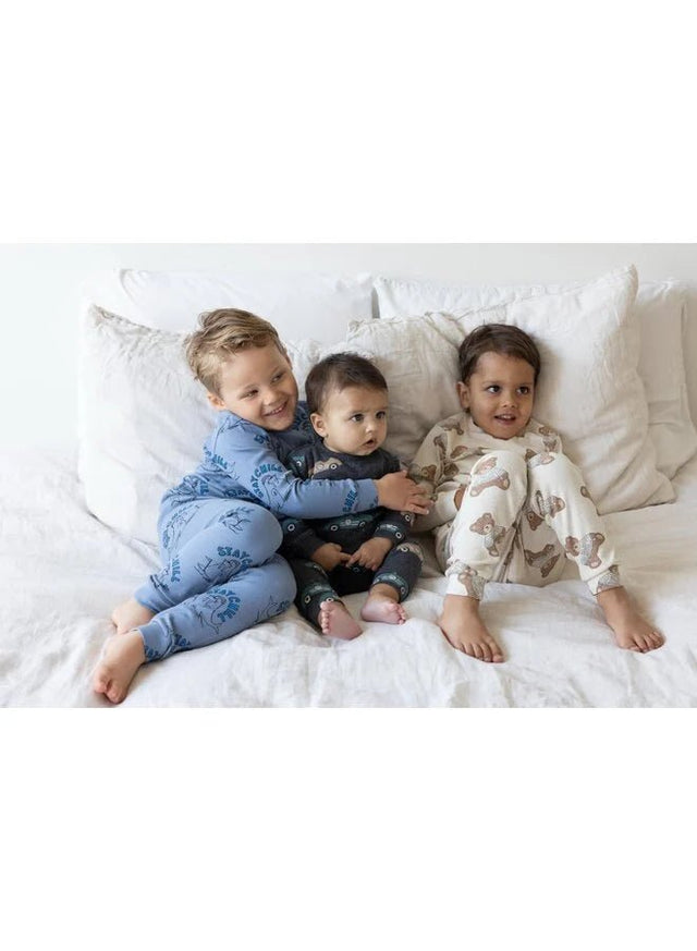 Pyjama Winter Premium | Offwhite Melange | Feetje - Feetje - wonder & melon