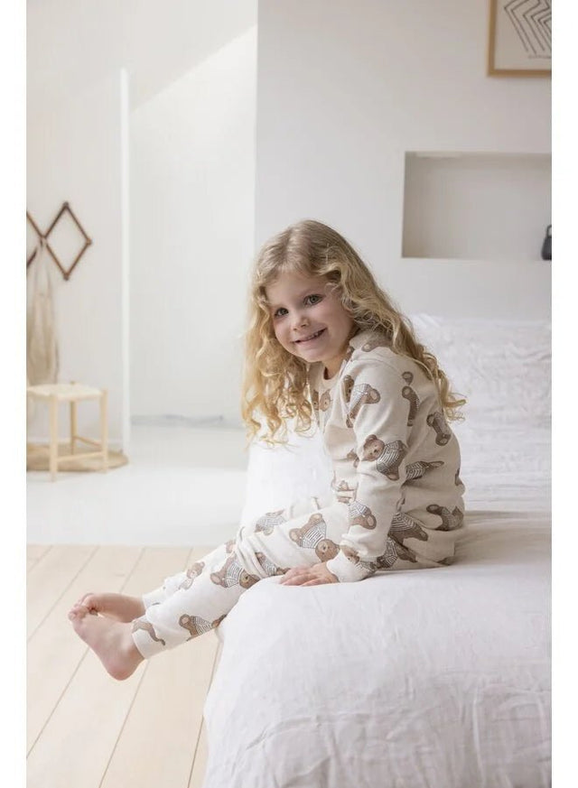 Pyjama Winter Premium | Offwhite Melange | Feetje - Feetje - wonder & melon