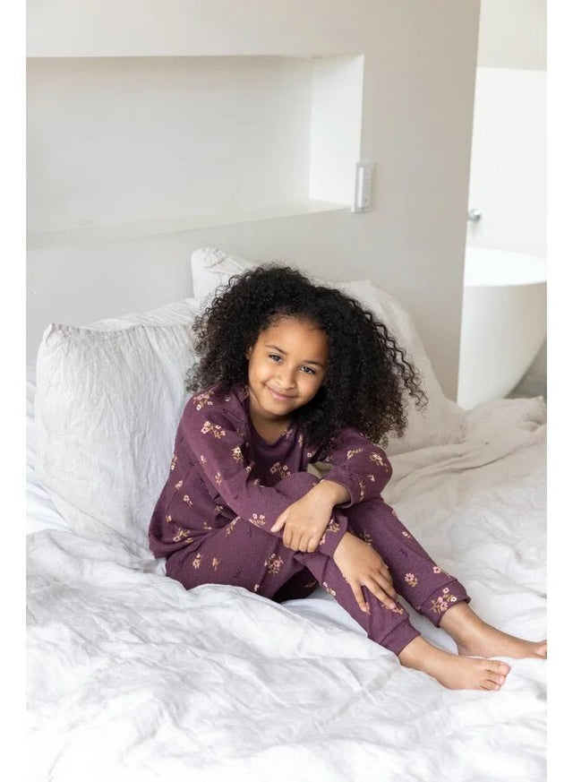 Pyjama Winter Premium | Wijn Melange | Feetje - Feetje - wonder & melon