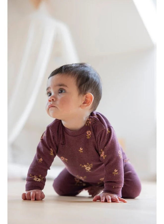 Pyjama Winter Premium | Wijn Melange | Feetje - Feetje - wonder & melon