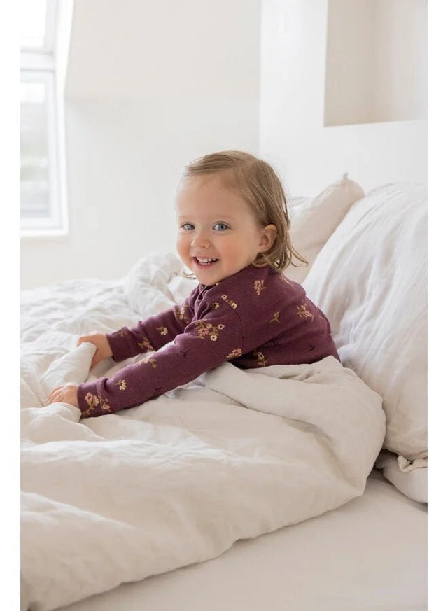 Pyjama Winter Premium | Wijn Melange | Feetje - Feetje - wonder & melon