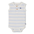 Romper rib met streep | Blue Ocean | Feetje - Feetje - wonder & melon