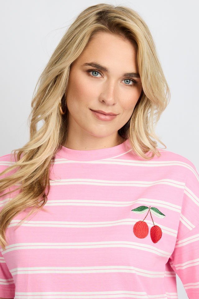 Roze kersen shirt | Fluresk - Fluresk - wonder & melon