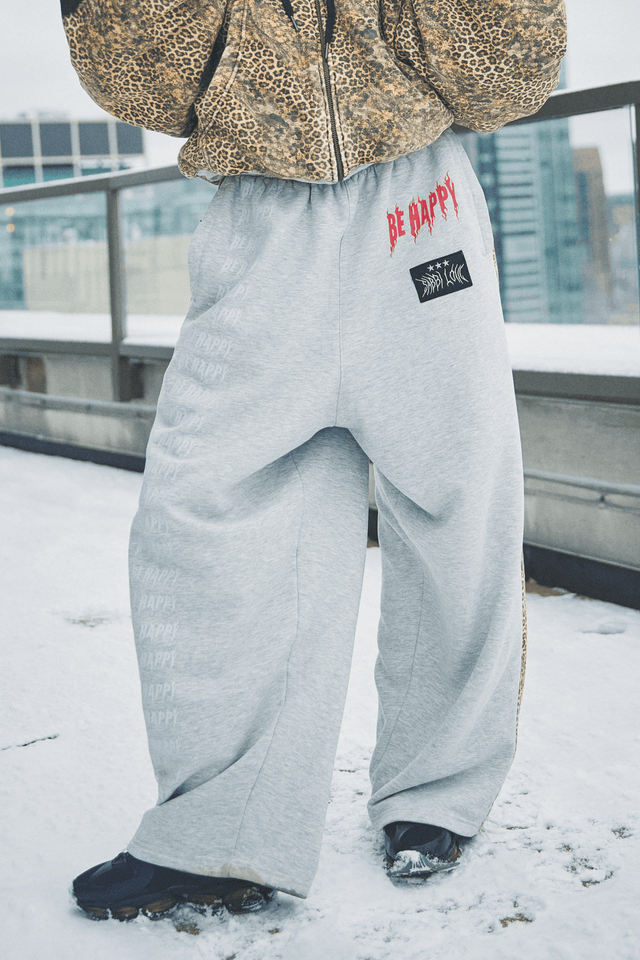 SABBI | Be Happy Wide Leg Sweat Pants Leopard - Sabbi - wonder & melon