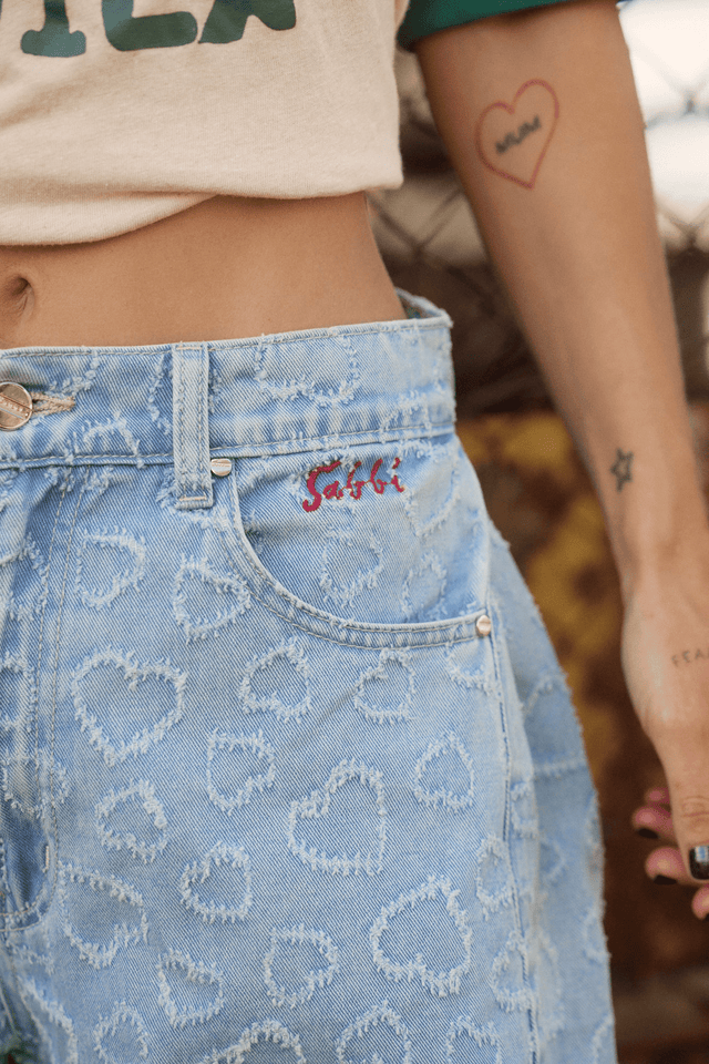 SABBI | denim hearts| Short - Sabbi - wonder & melon