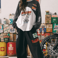 SABBI | Long Sleeve Mermaid Racing Tee | Black - Sabbi - wonder & melon