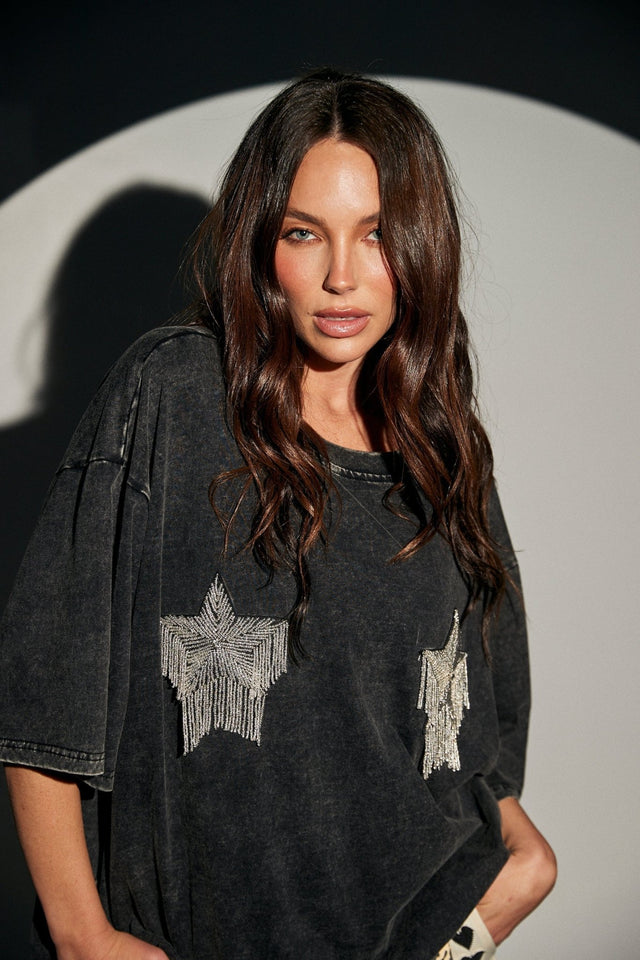 SABBI | Sparkle Titty Tee black - Sabbi - wonder & melon