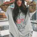 SABBI | The Be Happy Leopard Long sleeve tee| Grey - Sabbi - wonder & melon