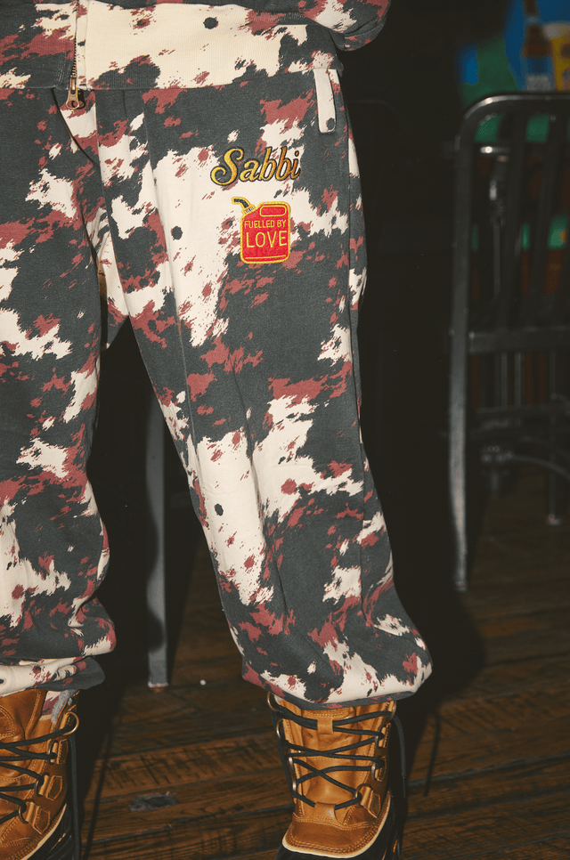 SABBI | The Cowprint Cuffed Sweat Pants - Sabbi - wonder & melon