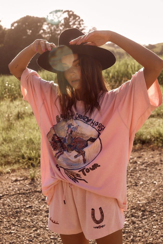 SABBI | The Crazy Horse Tee | Pink - Sabbi - wonder & melon