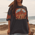 SABBI | The Flaming Cowboy tee | Black - Sabbi - wonder & melon