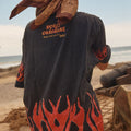 SABBI | The Flaming Cowboy tee | Black - Sabbi - wonder & melon