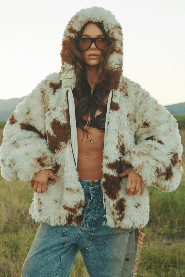 SABBI | The Holy Cow Faux Fur Jacket - Sabbi - wonder & melon