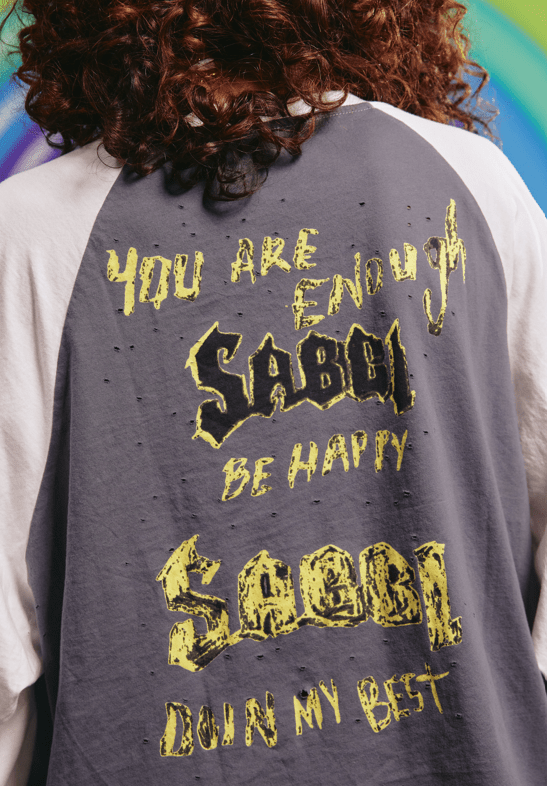 SABBI | The Raglan Kindness is King Tee - Sabbi - wonder & melon