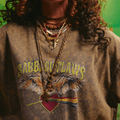 SABBI | The Sabbi Outlaw Shirt Tee | Green/Orange - Sabbi - wonder & melon
