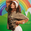 SABBI | The Sabbi Outlaw Shirt Tee | Green/Orange - Sabbi - wonder & melon