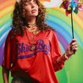 SABBI | The Shine Bright Mesh Tee | Red - Sabbi - wonder & melon