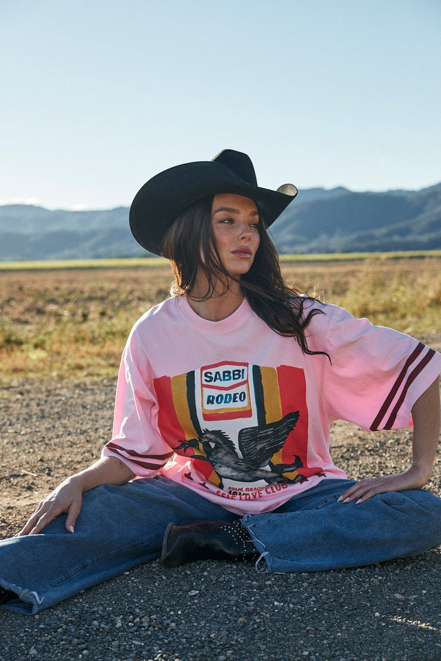 SABBI | The Very Oversized Sabbi Rodeo Self Love Club Tee - Sabbi - wonder & melon