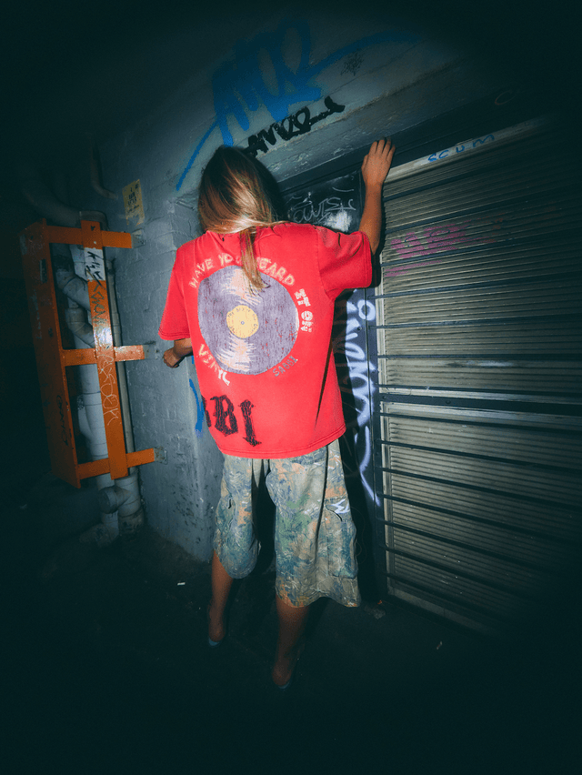 SABBI | The Vinyl Shop Tee - Red - Sabbi - wonder & melon