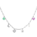 Schakel Ketting Bedels | Zilver | Stainless Steel - wonder & melon - wonder & melon