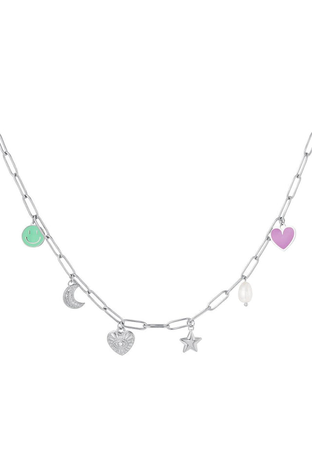 Schakel Ketting Bedels | Zilver | Stainless Steel - wonder & melon - wonder & melon
