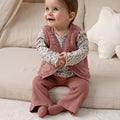 Feetje teddy gilet Dress to Impress gedragen
