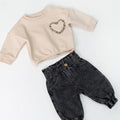 Feetje denim broek met borduursels Winter Denims sfeerbeeld