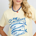 Shirt met vis | Geel/Blauw | Fluresk - Fluresk - wonder & melon