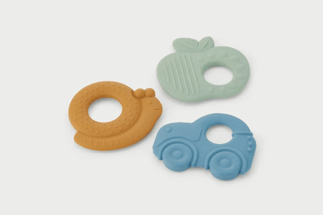 Silisoft | Sensorische bijtspeelgoed | Set van 3 - wonder & melon - wonder & melon