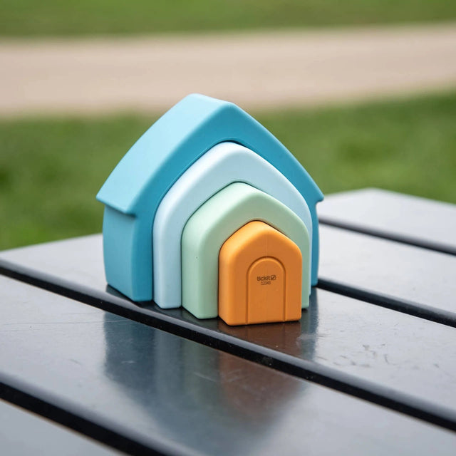 Silisoft | Stapelbaar huis - wonder & melon - wonder & melon