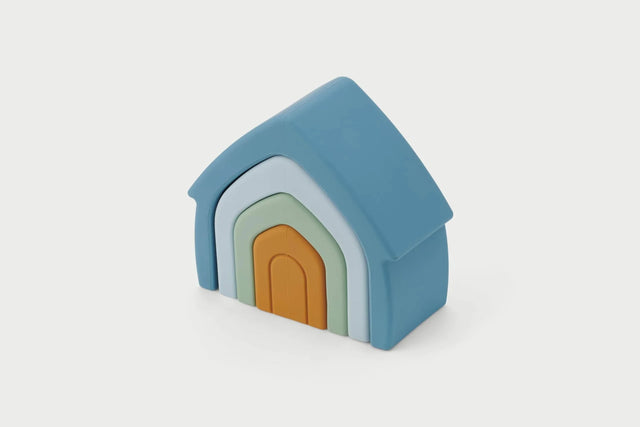 Silisoft | Stapelbaar huis - wonder & melon - wonder & melon