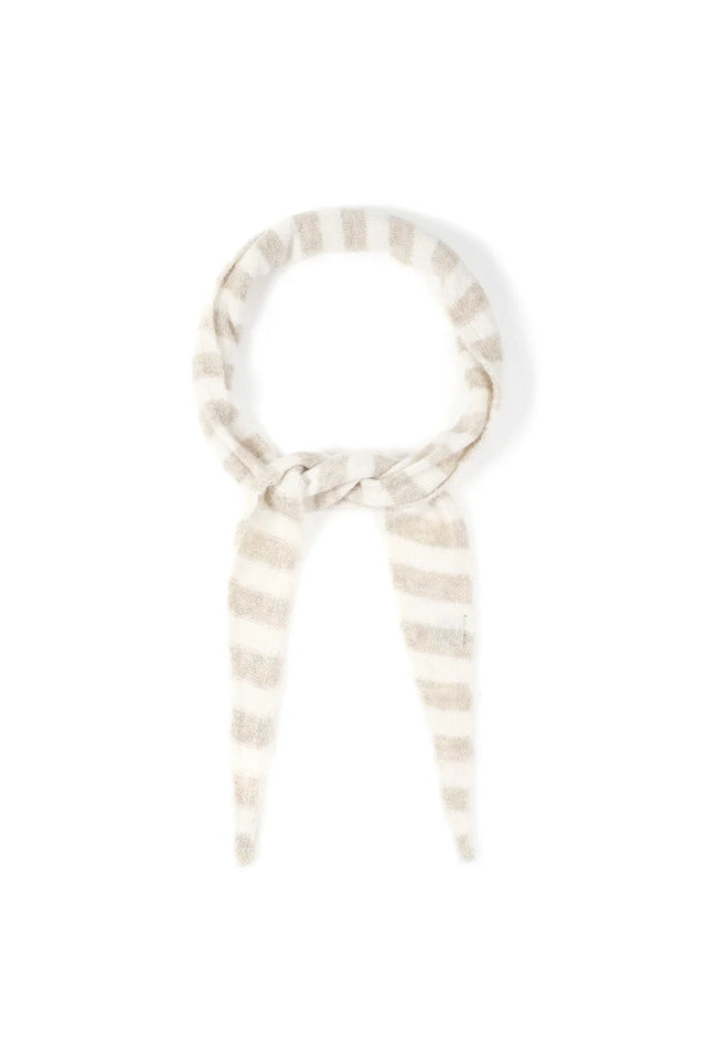 Sjaal | Driehoek | Khaki - Stripe - wonder & melon - wonder & melon