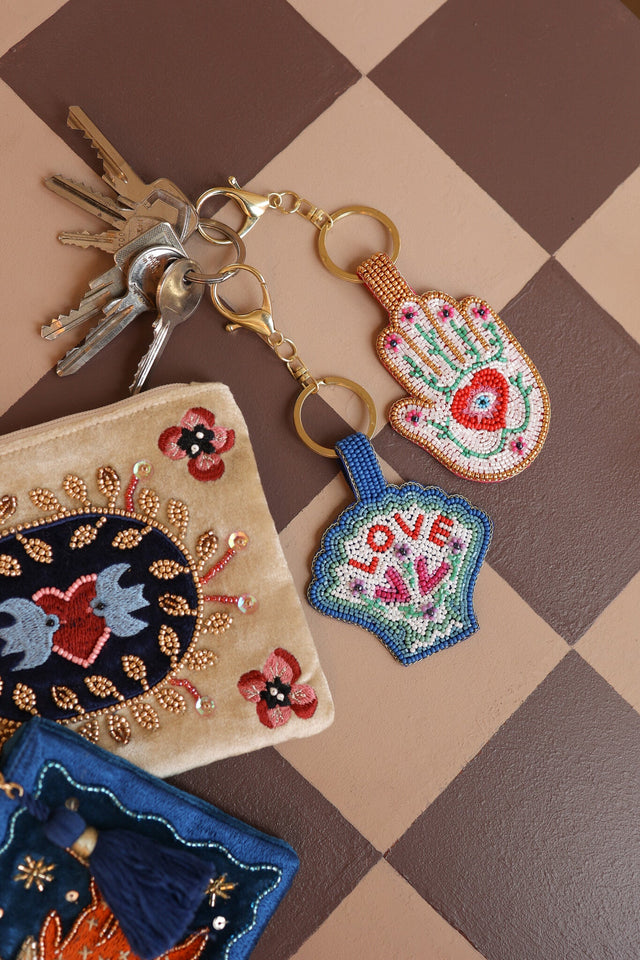 Sleutelhanger | Hand - All the luck in the world - wonder & melon