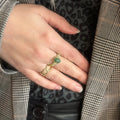 Statement Ring | Stainless Steel | Groen - wonder & melon - wonder & melon