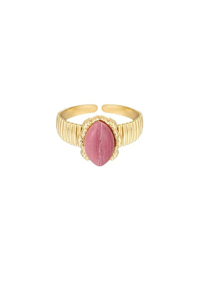 Statement Ring | Stainless Steel | Roze - wonder & melon - wonder & melon