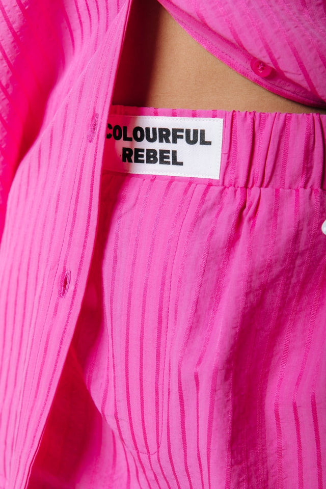 Streep short | Roze | Colourful Rebel - Colourful Rebel - wonder & melon