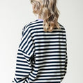 Stripe Contrast Sweat | Navy - Colourful Rebel - wonder & melon