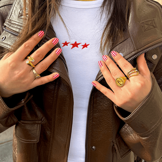 Sugar stripes | Pink and Red - Blitsbee - wonder & melon
