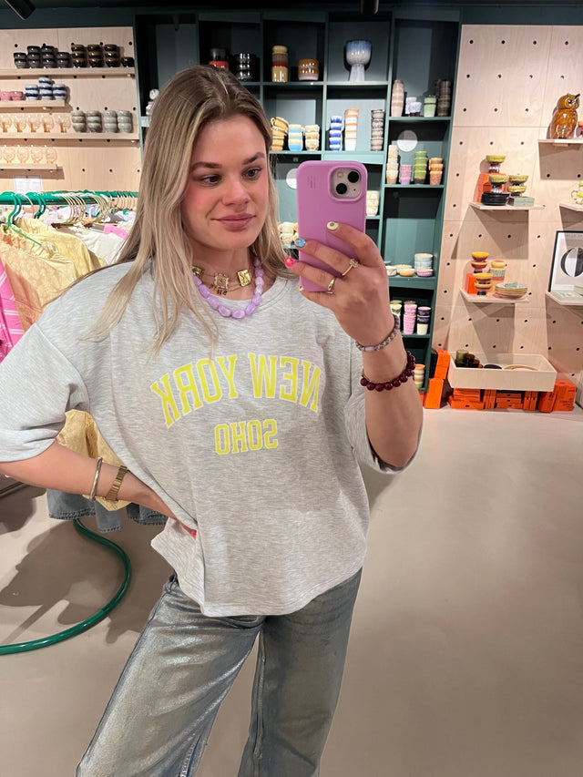 Sweater | New York | Grey - wonder & melon - wonder & melon