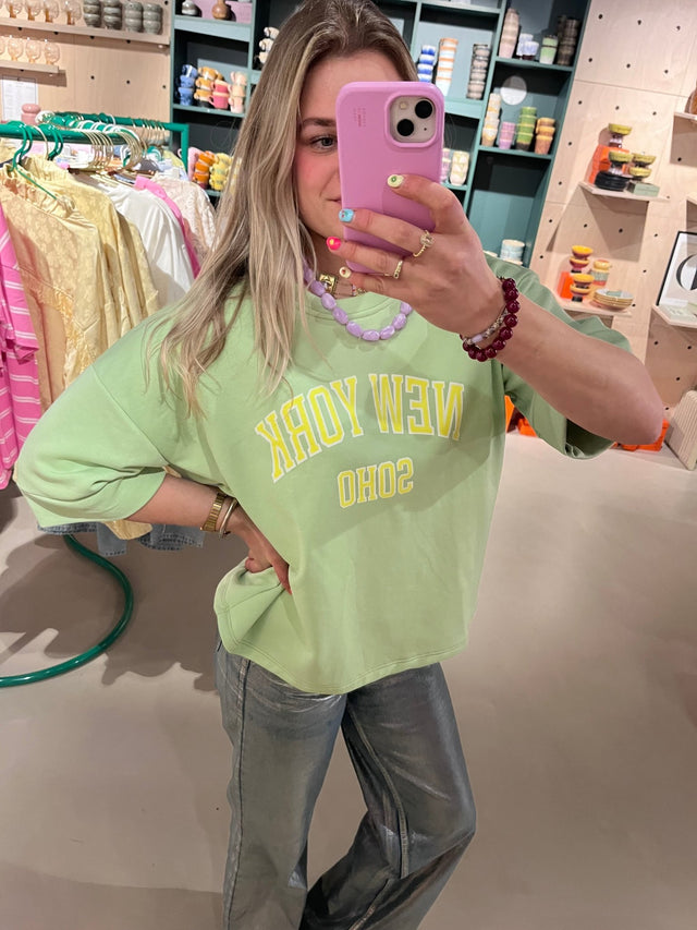 Sweater | New York | Mint green - wonder & melon - wonder & melon
