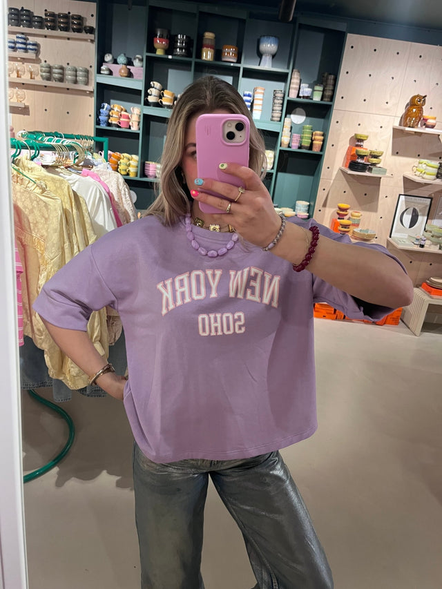 Sweater | New York | Purple - wonder & melon - wonder & melon