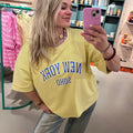 Sweater | New York | Yellow - wonder & melon - wonder & melon