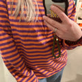 Sweater Stripe Purple - Orange - wonder & melon - wonder & melon