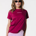 T-Shirt | Bordeaux/roze | Colourful rebel - Colourful Rebel - wonder & melon