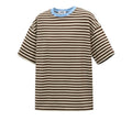 T-Shirt | Streep | Brown/Blue - wonder & melon - wonder & melon
