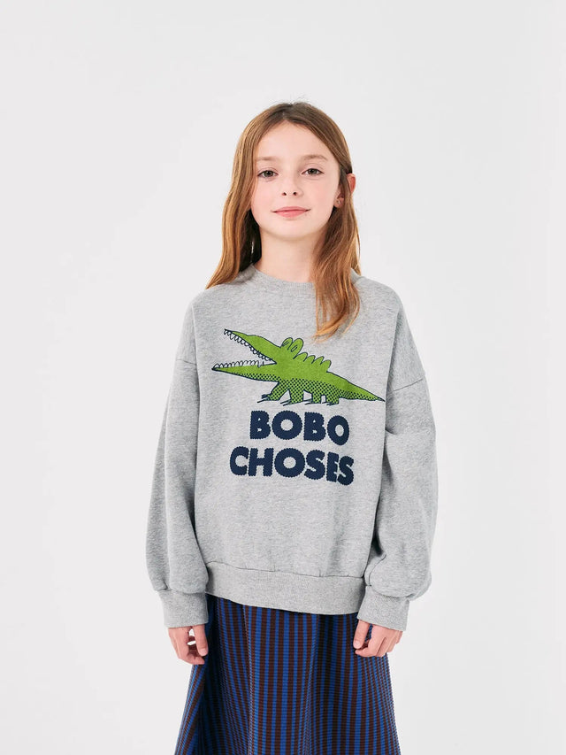 Talking Crocodile sweatshirt | Bobo Choses - Bobo Choses - wonder & melon