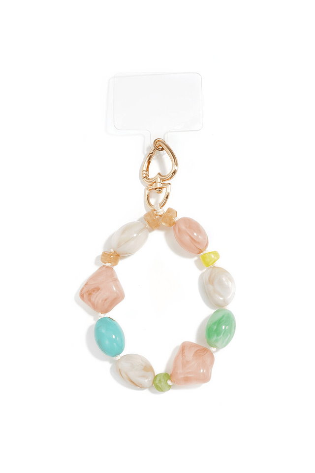 Telefoonkoord | Dikke kralen | Multi colour - wonder & melon - wonder & melon