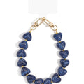 Telefoonkoord | Heart Luxe | Dark Blue - wonder & melon - wonder & melon